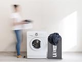 Maxsilan 50L Laundry Basket with Extended Handle Dark Grey 600D Oxford view 6