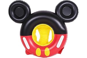 New Baby Swimming Pool Floats for Toddler Kids Over 8 Months Under 44lb, Inflatable Swim Ring Water Raft with Seat for Summer