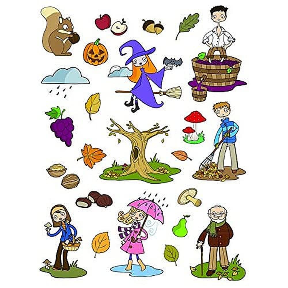 APLI Kids 11616-Themed gomets Autumn 3 Sheets