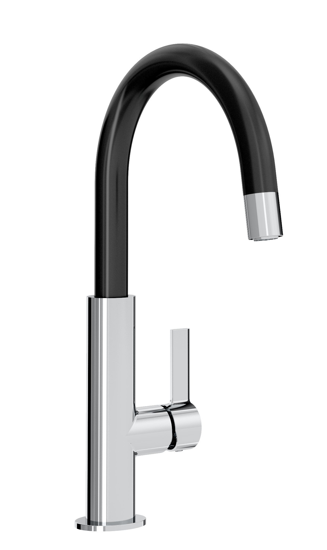 Bristan MLB SNK BLK Melba Kitchen Sink Mixer Tap with Swivel Spout, Black