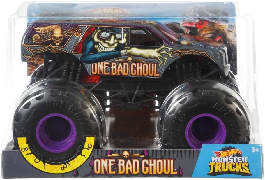 Hot Wheels One Bad Ghoul Monster Truck, 1:24 Scale, Assorted - Image 5