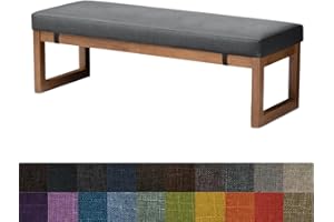 Kimgull Bench Cushions Indoor Sofa Seat Pad Dining Shoes Stadium Patio Furniture Garden Hallway Camper Mat, 70.9X11.8X3.15In,