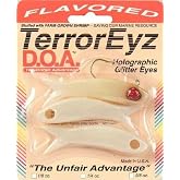 DOA Fishing Lure TZR14-330 TerrorEyz Jighead 1/4 oz Pearl 3 Per Pack