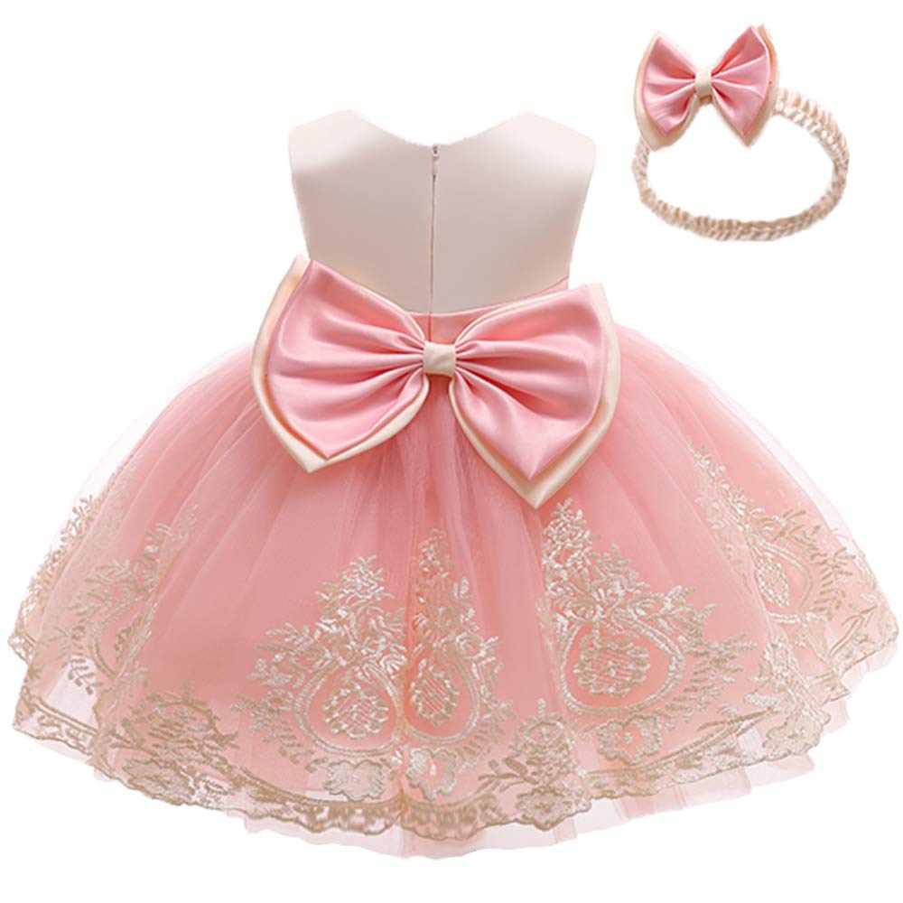 AVAZU 0-6T Easter Big Bowknot Pageant Lace