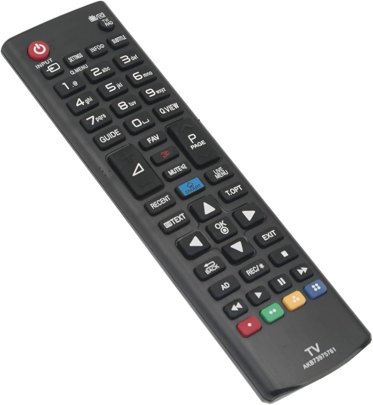 VINABTY AKB73975761 Replacement Remote Fit for LG TV 42LB630V-ZA 42LB631V-ZL 55LB630V-ZA 55LB631V-ZL 32LB650V-ZA 32LB652V-ZA 32LB653V-ZK 32LB650V-ZE 32LB650V-ZN 39LB650V-ZA 39LB652V-ZA 39LB653V-ZK - Image 4