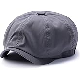 8-Panel Newsboy Cap 100% Cotton Ivy Hat Oversized Flat Beret for Big Head Gatsby Ivy Golf Cabbie Hat M L XL