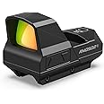 VOTATU RMD502-R Multiple Reticle Red Dot Sight 1 MOA Dot 40 MOA Circle Shake Awake 1x30mm Reflex Sight Picatinny Red Dot Scope