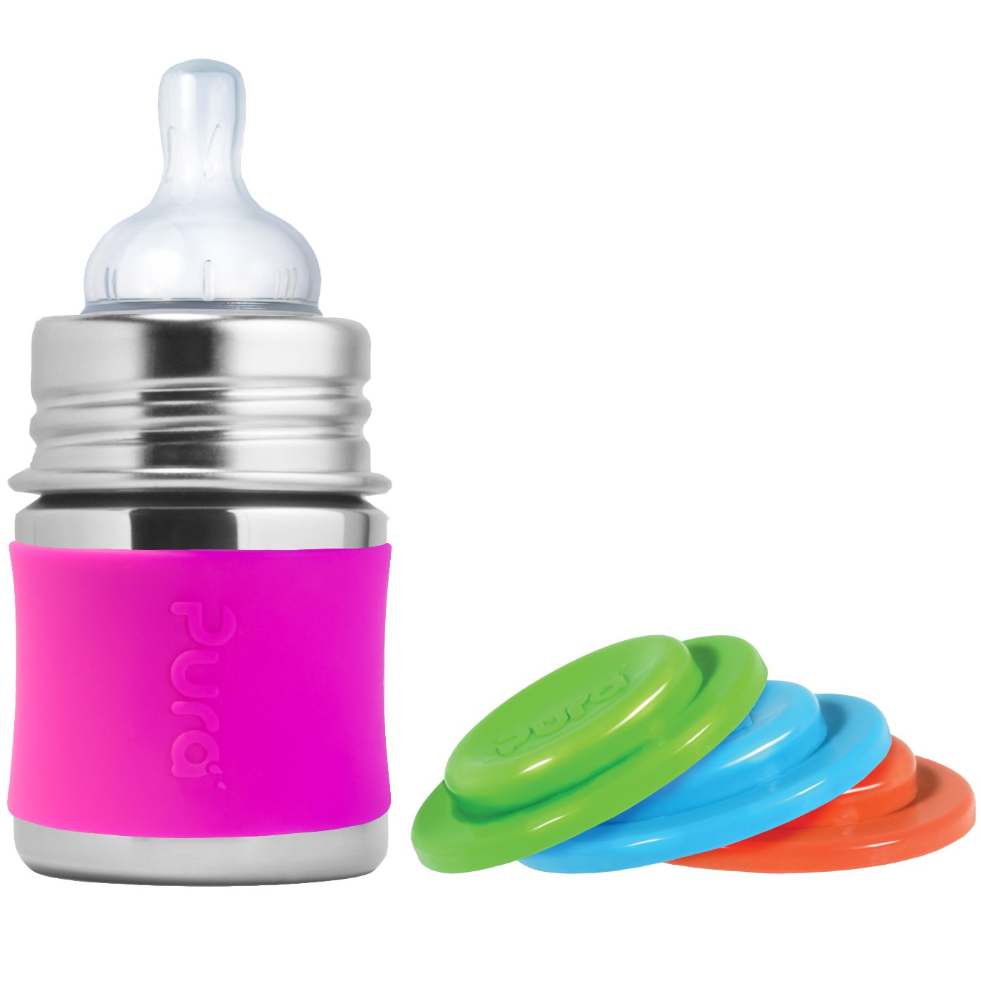 stainless steel baby bottle set