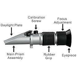 Brix Refractometer 0~90%, Handheld Sugar