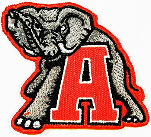 Alabama Crimson Tide Team Patch Logo Sew Iron on Embroidered
