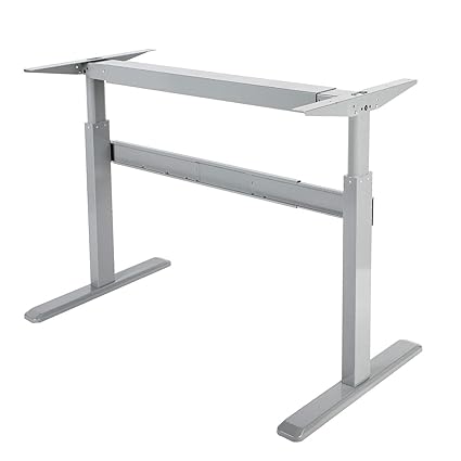 Maclean MC-726 Tischgestell Manuell Höhenverstellbare Arbeitstisch Schreibtisch Kurbel Ohne Tischplatte