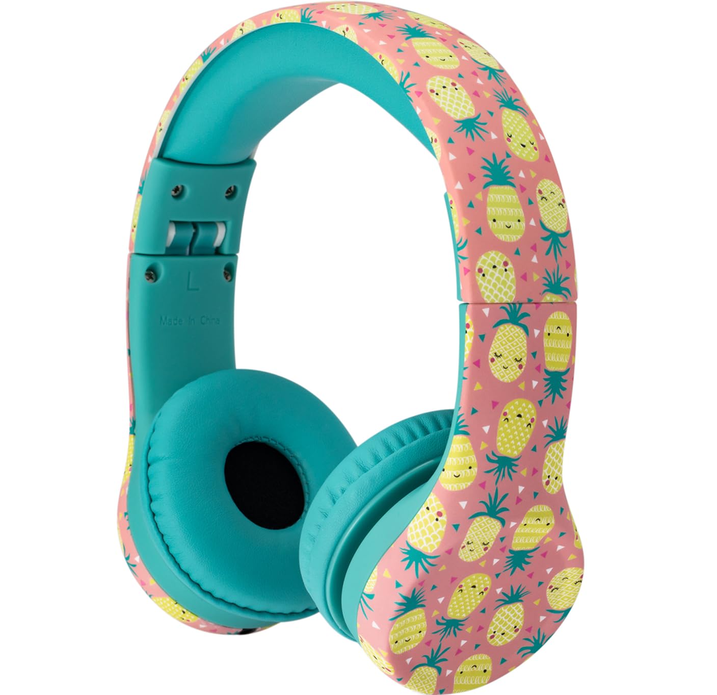 Snug Play+ Kids Headphones with Volume Limiting for Toddlers (Boys/Girls) - Pineapples — image 1