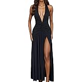 AGOSAK Women's Summer Sexy Maxi Dress 2025 Long Dresses Cocktail Wedding Guest Club Elegant Formal Party