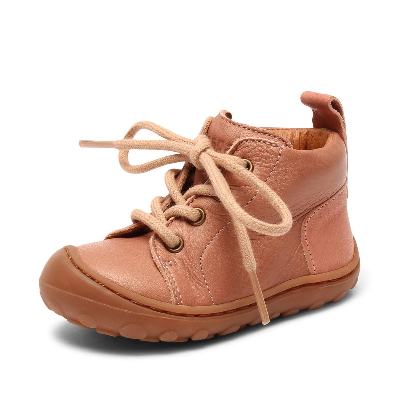 bisgaard gerle lace Boy's Unisex Kids First Walker Shoe, Nude, 7 UK Child