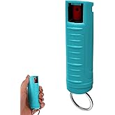 FURY Hardshell Pepper Spray - 12Ft Range, Max Strength, UV Dye Identifier, Anti-Leak & Anti-Misfire, Slidetop Trigger, Belt C