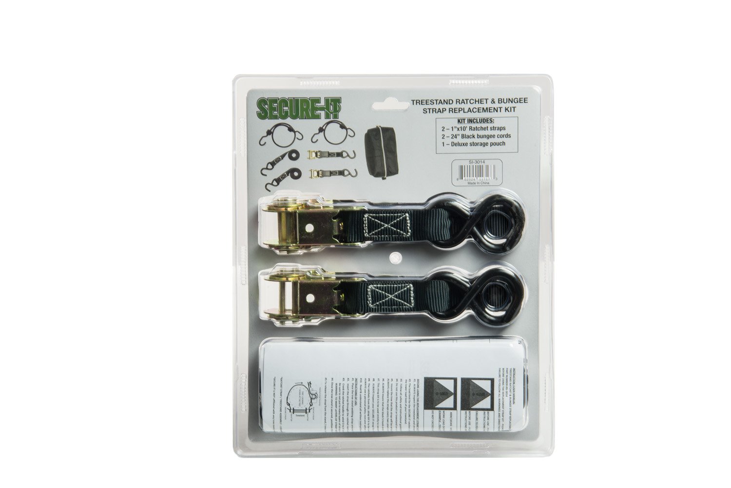 Secure It TreeStand Ratchet and Bungee Strap Replacement Kit Tools