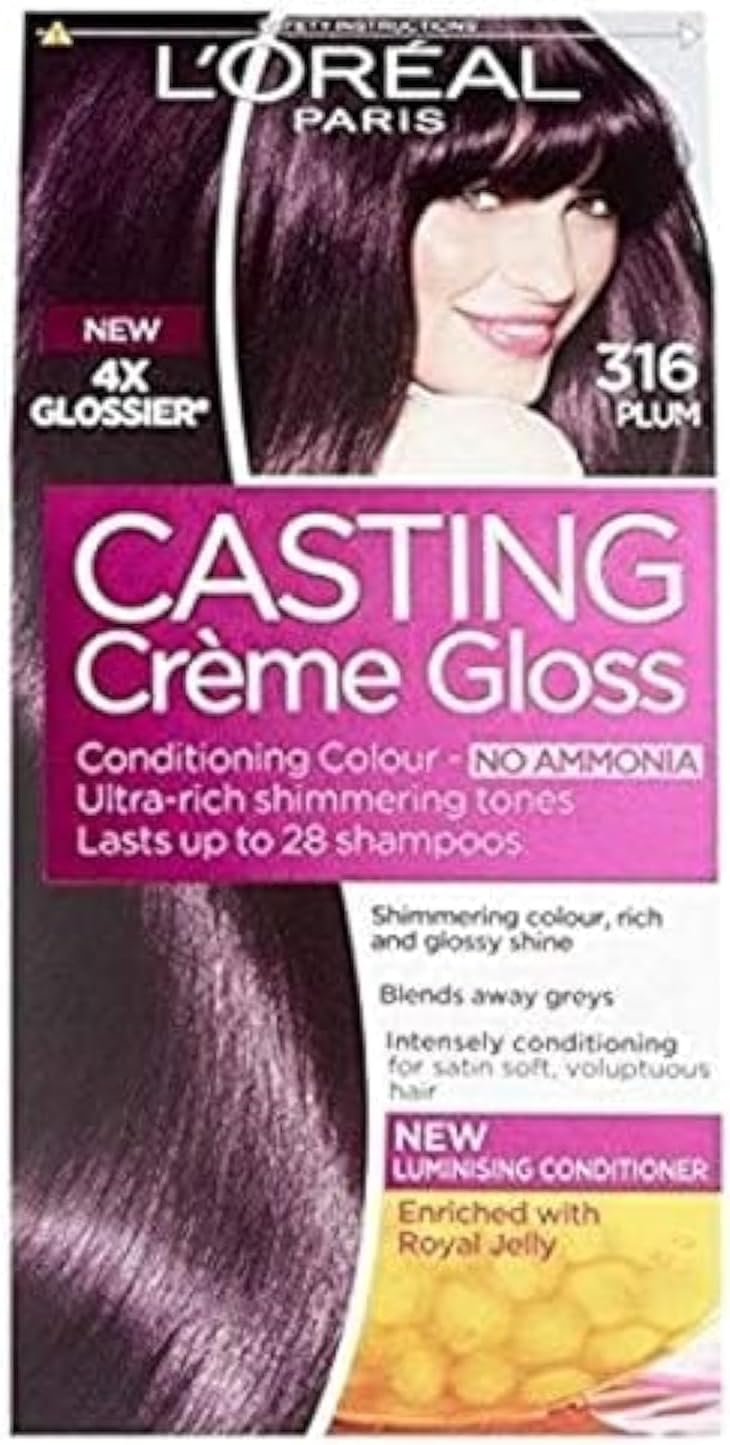 L'Oreal Paris Casting Creme Gloss Plum 316 Hair Colourant 1 وحد