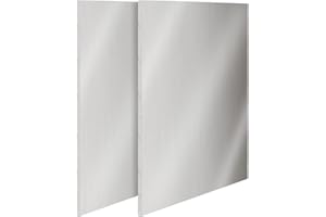 ZEONHEI 2 PCS 12 x 12 x 1/4 Inch 6061 Aluminum Sheet, Finely Polished Tooling Flat Panel, Covered With Protective Film, Plate Bar Mill Stock