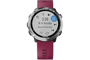Garmin Forerunner 645 Music, GPS Running Watch with Garmin Pay Contactless Payments, Wrist-Based Heart Rate and Music, Cerise