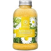 Bath Sea Salt Chamomile 21.16 Oz (600g) - Bath Salts with Natural Chamomile Extract for Bath Soak - Relaxing Bath - Body Care - Muscle Relaxation - Aromatherapy Bath Salts - Herb Bath Salt