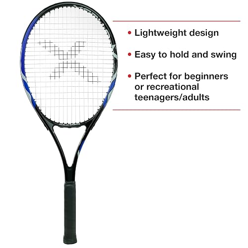 Tennis Racket Women 27-Inch Aluminum Tennis Racket Set - 2 Rackets, 6 ...