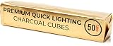 Q4U Quick Light Charcoal Premium 50 Cubes 10 Roll 25mm Cubes view 4