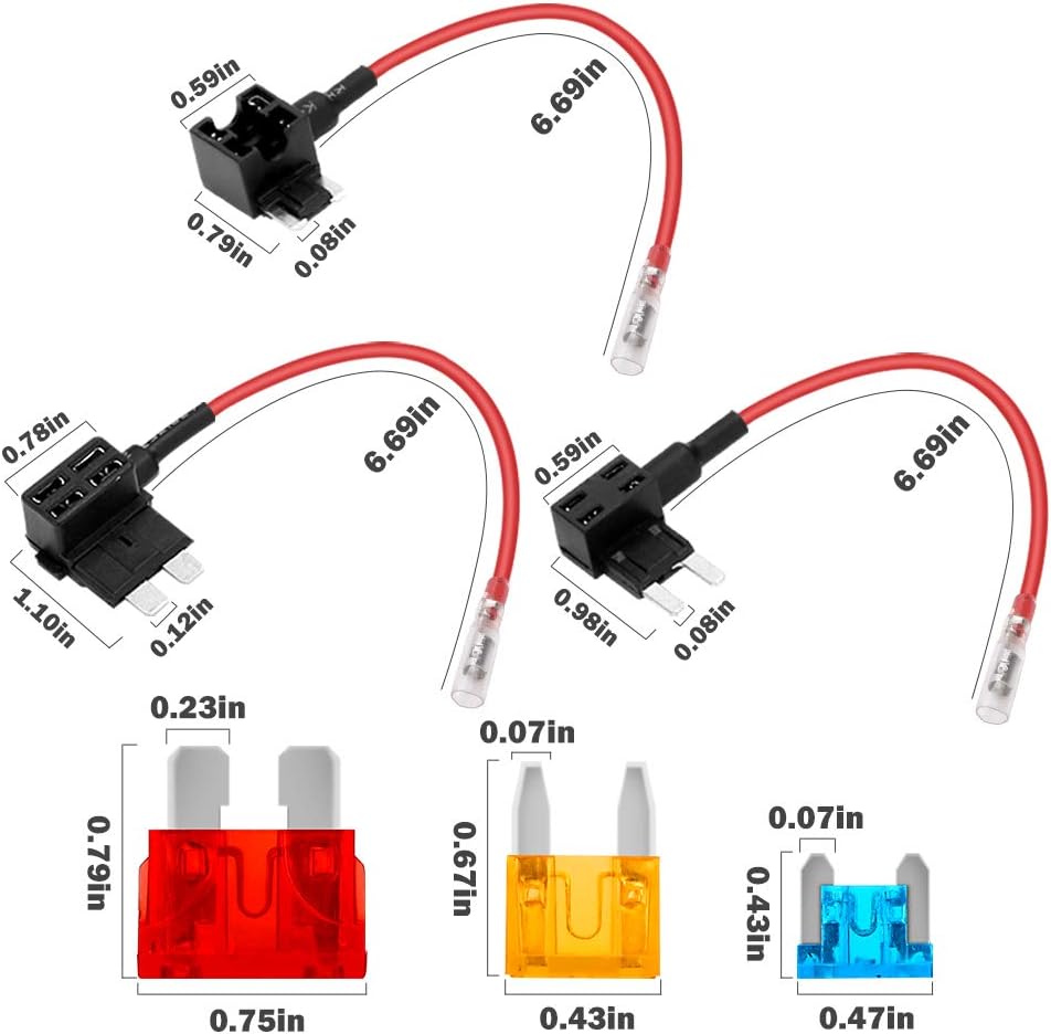 profile mini blade fuse holder 12v 24v