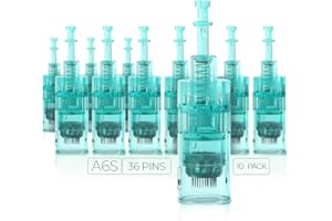 MODIX Dr. Pen Ultima A6S Replacement Cartridges - (10 Pack) - 36 Pins Bayonet Slot - Disposable Replacement Parts