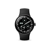 Google Pixel Watch 4 (41mm) - Android Smartwatch with Heart Rate and Sleep Tracking - 30-Hour Battery - Fitness Tracking - Google AI - Matte Black Aluminum Case - Obsidian Active Band - Wi-Fi