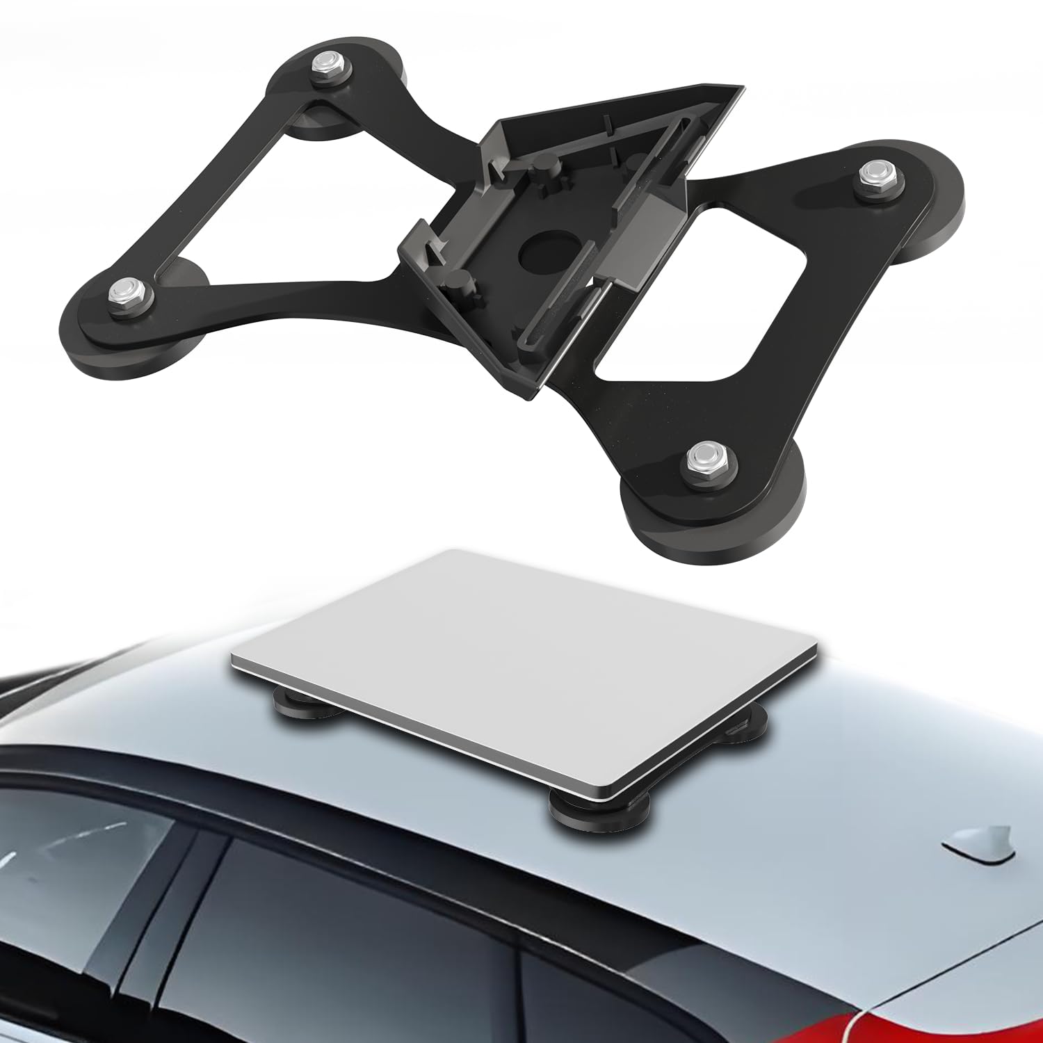 Photo 1 of Starlink Mini Mount, Magnetic Roof Mount with Heavy Duty Magnet Bases, Quick Release, Compact and Portable, Starlink Mini Accessories Suitable for RV, Car, Boat, Yacht, Truck