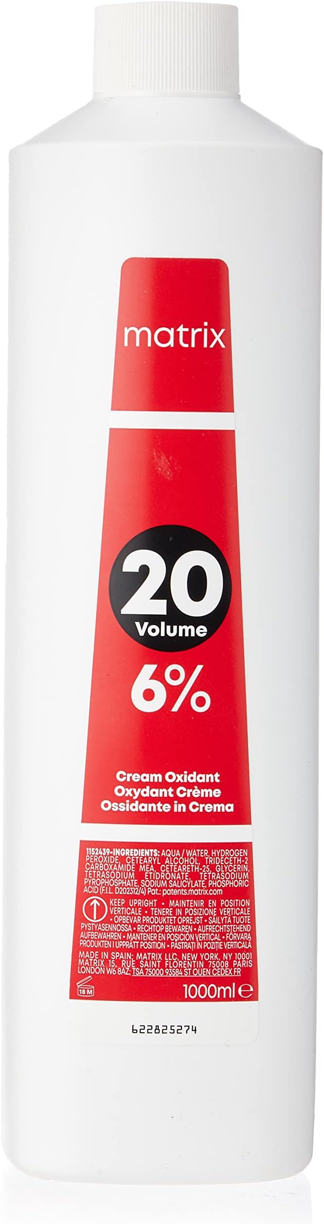 Matrix SoColor 20 Volume Cream Oxydant Developer 1000 ml