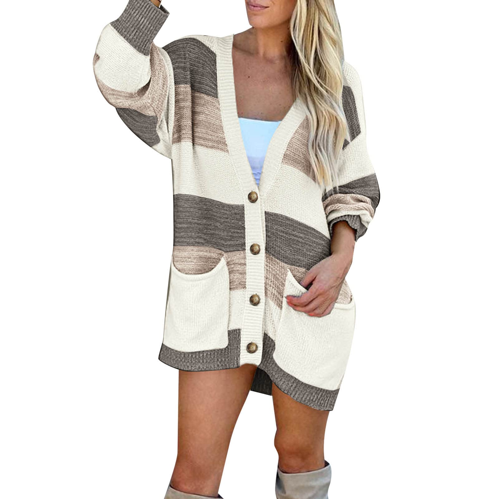 ADJHDFH Cardigans For Women Trendy Fall Women