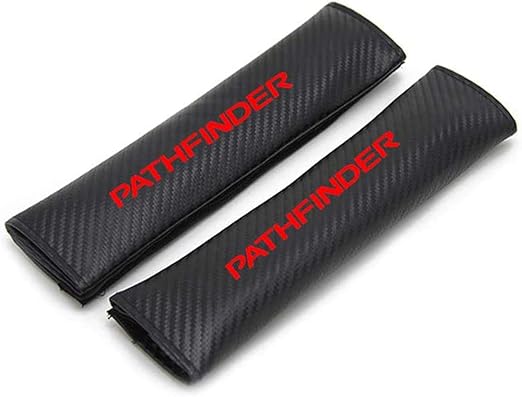 YAVEIL 2PCS Cubierta de cinturón de Seguridad del automóvil de Fibra de