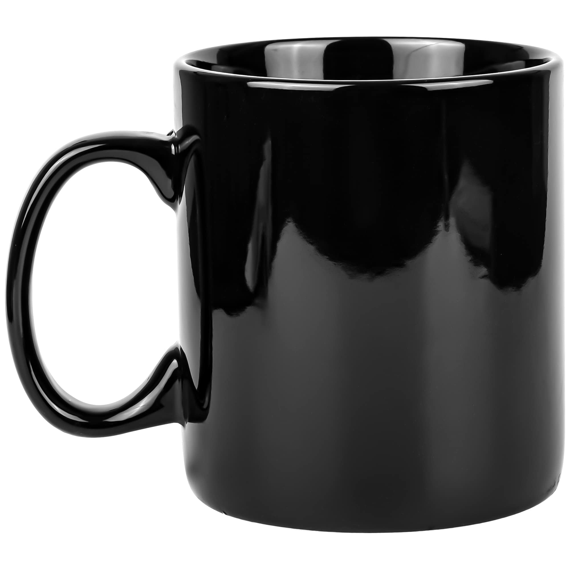 CAILIDE 29oz Extra Large Ceramic Coffee Mug with Handle for Office and Home (Black)
