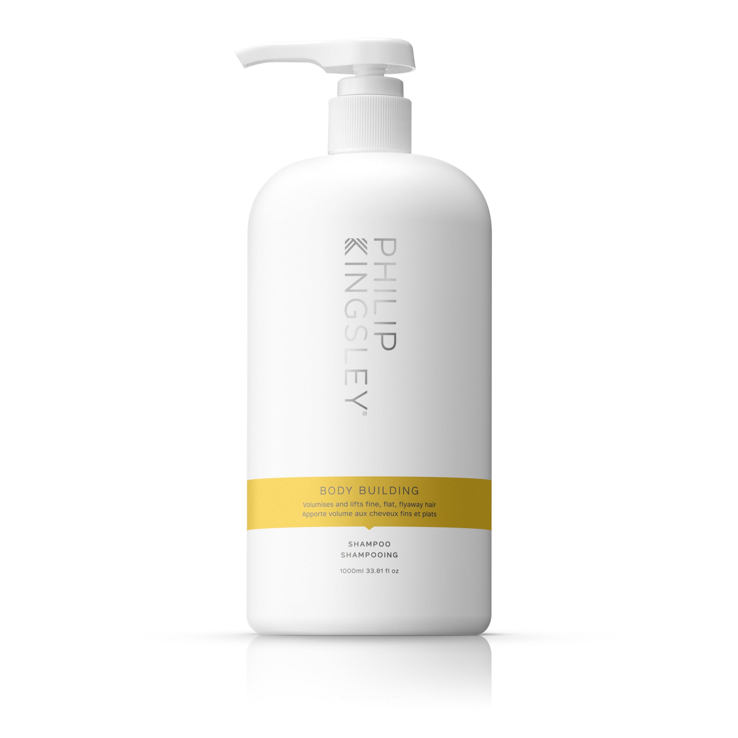 Philip Kingsley | Body Building Weightless Shampoo | Volumising Shampoo for Fine, Limp, Flat, Flyaway Hair | Hydrates, Thickens, Lifts and Adds Volume and Shine | 1000ml