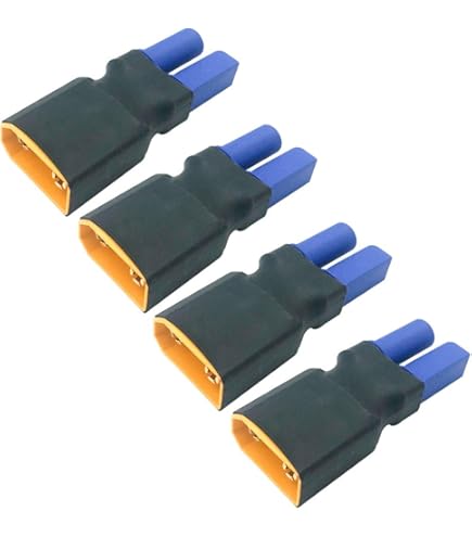 CERRXIAN XT60 naar EC5 adapter, 4 stuks EC5 CERRXIAN XT60 naar EC5 adapter, 4 stuks EC5