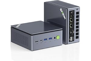 GMKtec Mini PC Gaming, AMD Ryzen 7 PRO 6850U (8C/16T 4.70Ghz) Radeon 680M Desktop Computer Dual NIC LAN 2.5G, 16GB DDR5 +512G