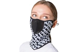 SUIGOLF KOREA (Type B) UV Sun Protection Balaclava Half Face Mask - For Golf, Hiking, Running, Cycling & Outdoor Sports