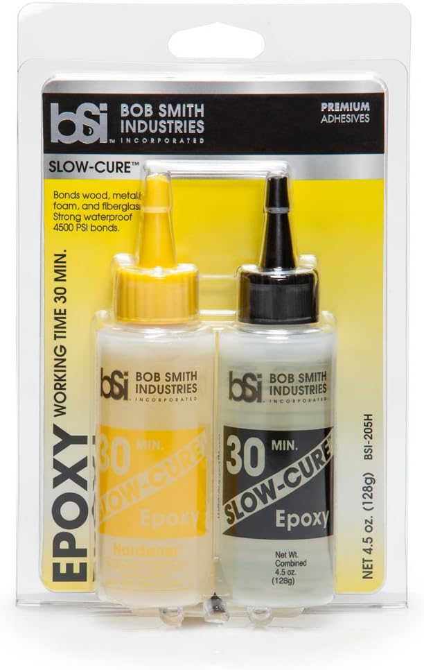 Bob Smith Industries BSI-205 Clear Slow-Cure Epoxy (4.5 oz. Combined): Industrial & Scientific