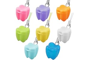 Ioffersuper 50-Piece Tooth Saver Necklaces, Tooth Necklace Little Box for Lost Teeth, Milk Teeth Storage Cases for Children Tooth Fairy Bag School Classroom Party Supply