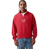 GAP Men's Logo Half Zip Sweatshirt