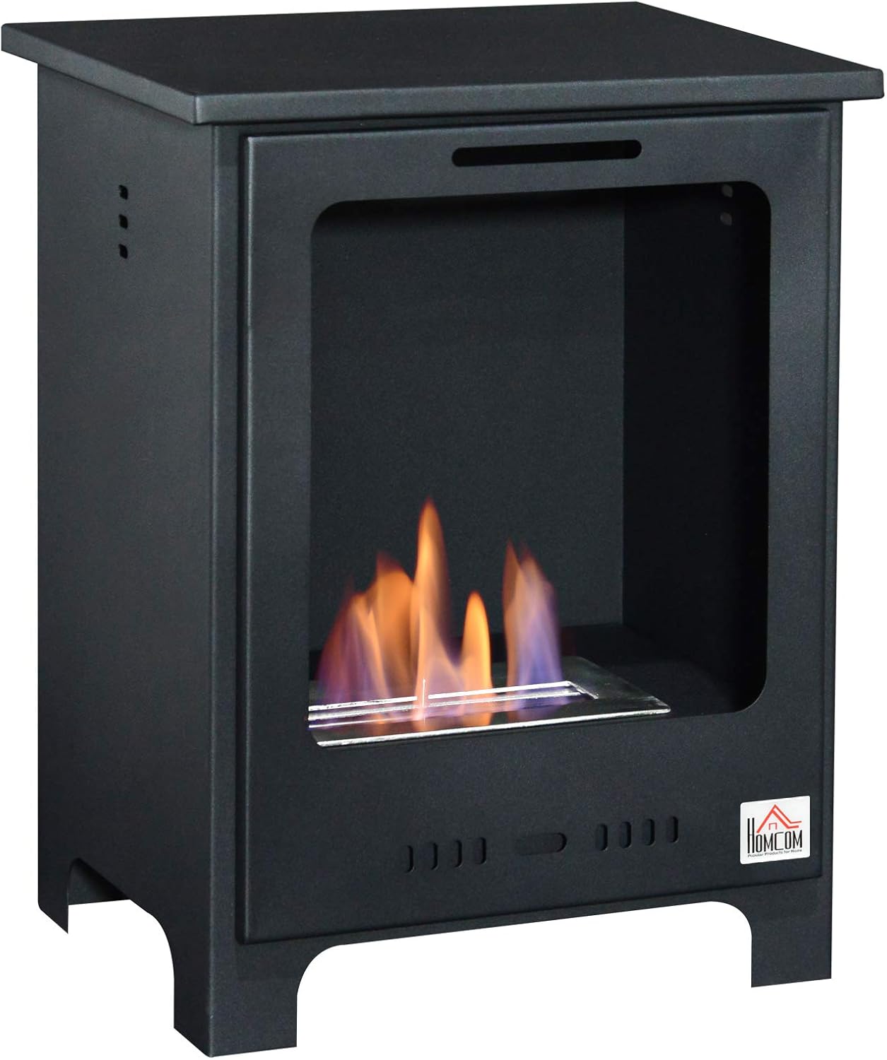 HOMCOM Ethanol-Kamin Bio-Ethanol-Brenner 1,5 L 2,5 Stdn. Brenndauer