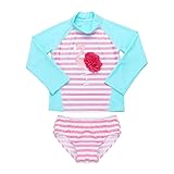 ACSUSS Kids Girls Flamingo Printed Sriped Long