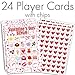 Valentine's Day Kids Bingo Game, 24 Players