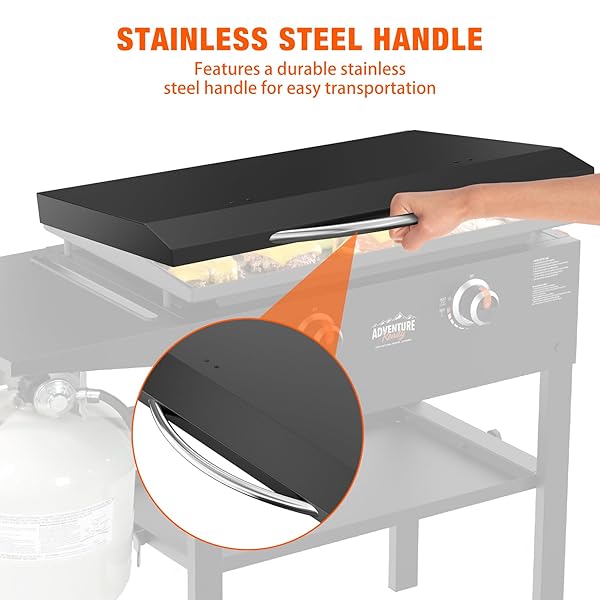 ONLY FIRE GRILL COVER FLAT TOP COVER FOR 28″ BLACKSTONE GRIDDLE, GREAT FOR OUTDOOR COOKING
