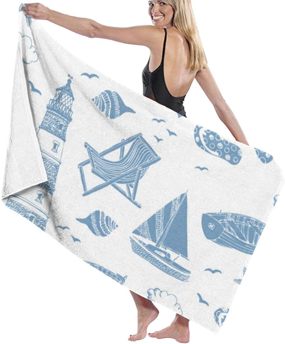 MasakoJMassie Sea Beach Elements Ship Faro Unisex Ligero Quicky Dry