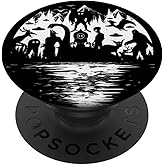 Bigfoot Loch Ness Mothman and Cryptid Monsters Cryptozoology PopSockets Adhesive PopGrip
