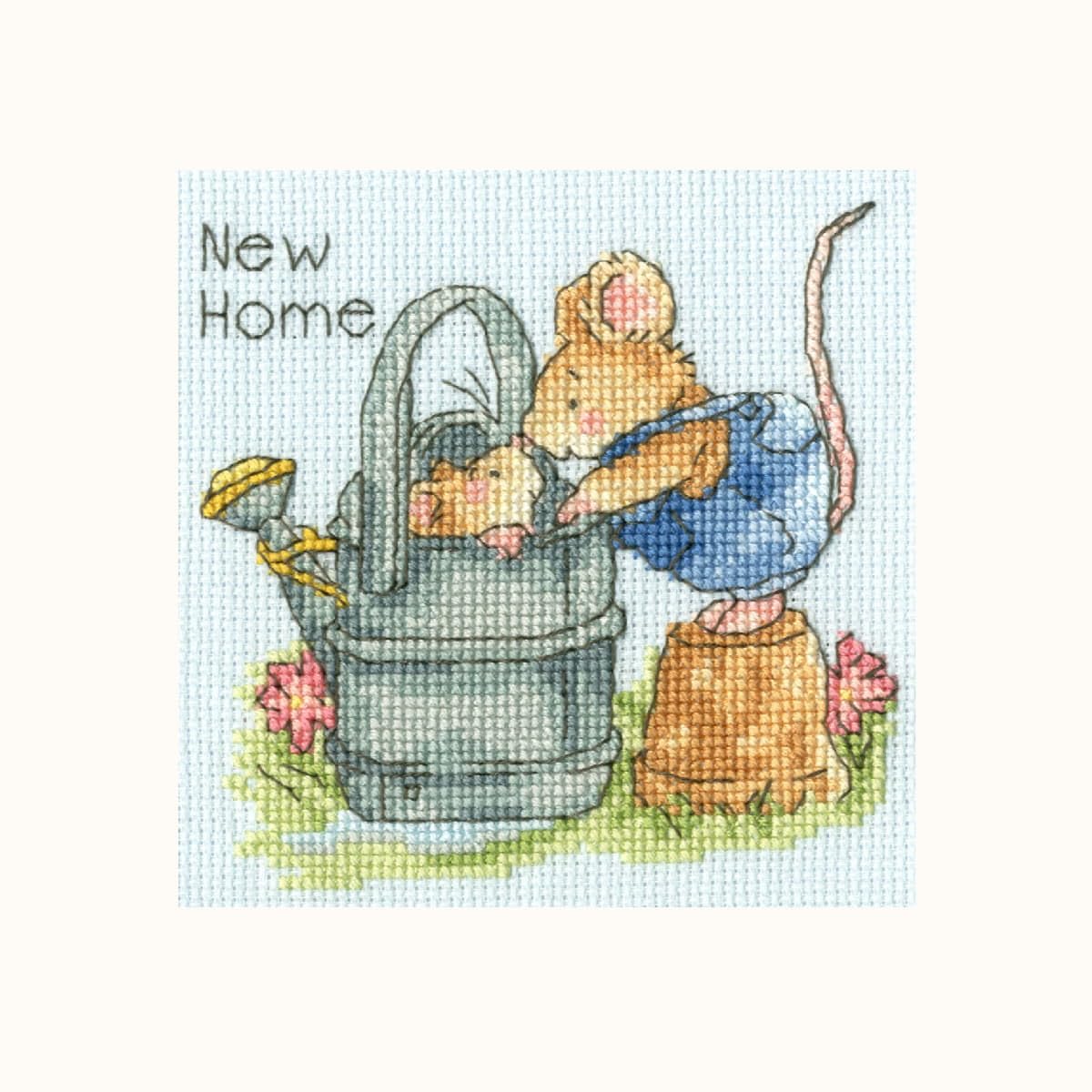Bothy Threads Cross Stitch Greetings Card Kit - Welcome Home