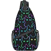 VOOHDDY Crossbody Bag For Women Men Travel Hiking Backpack Sling Shoulder Chest Bags Casual Daypack Purse Sport