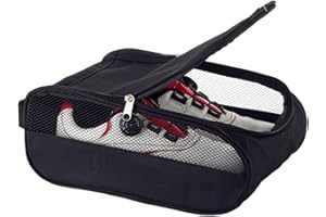 Golf Shoe Bag for Men Women, Waterproof Golf Shoes Carry Bag Breathable Shoe Bag Sports Football Boots Bag Kids Portable Foot
